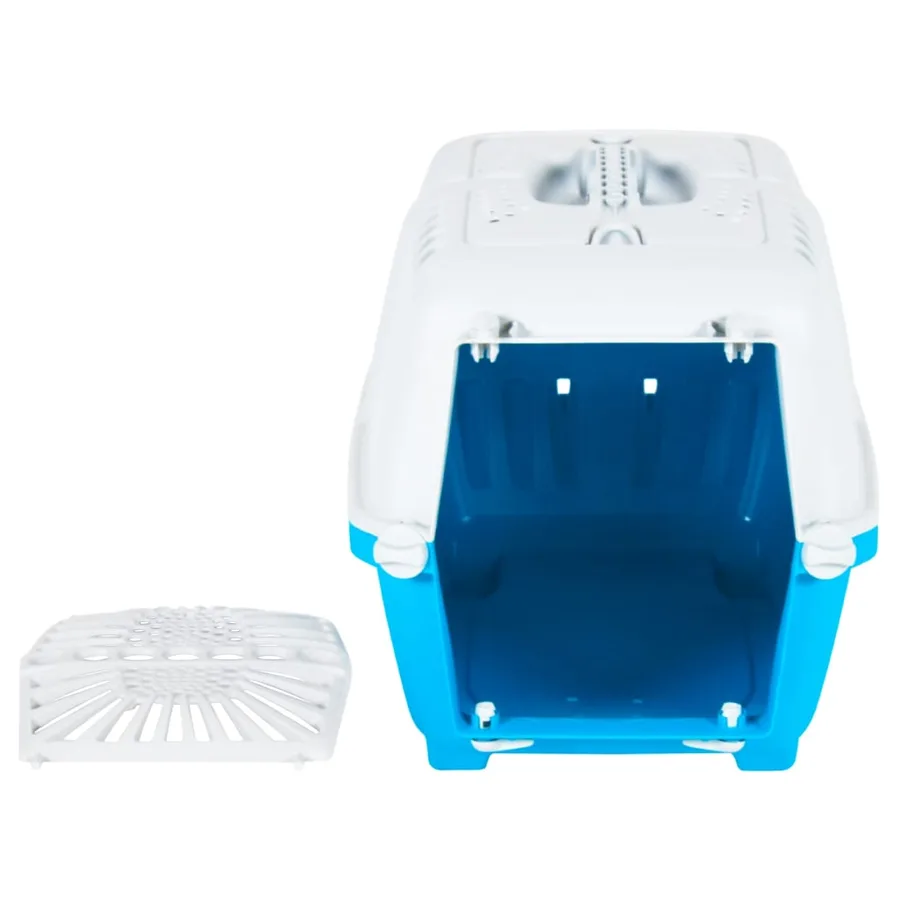 Transporteur pour animaux de compagnie blanc et bleu PP - 5