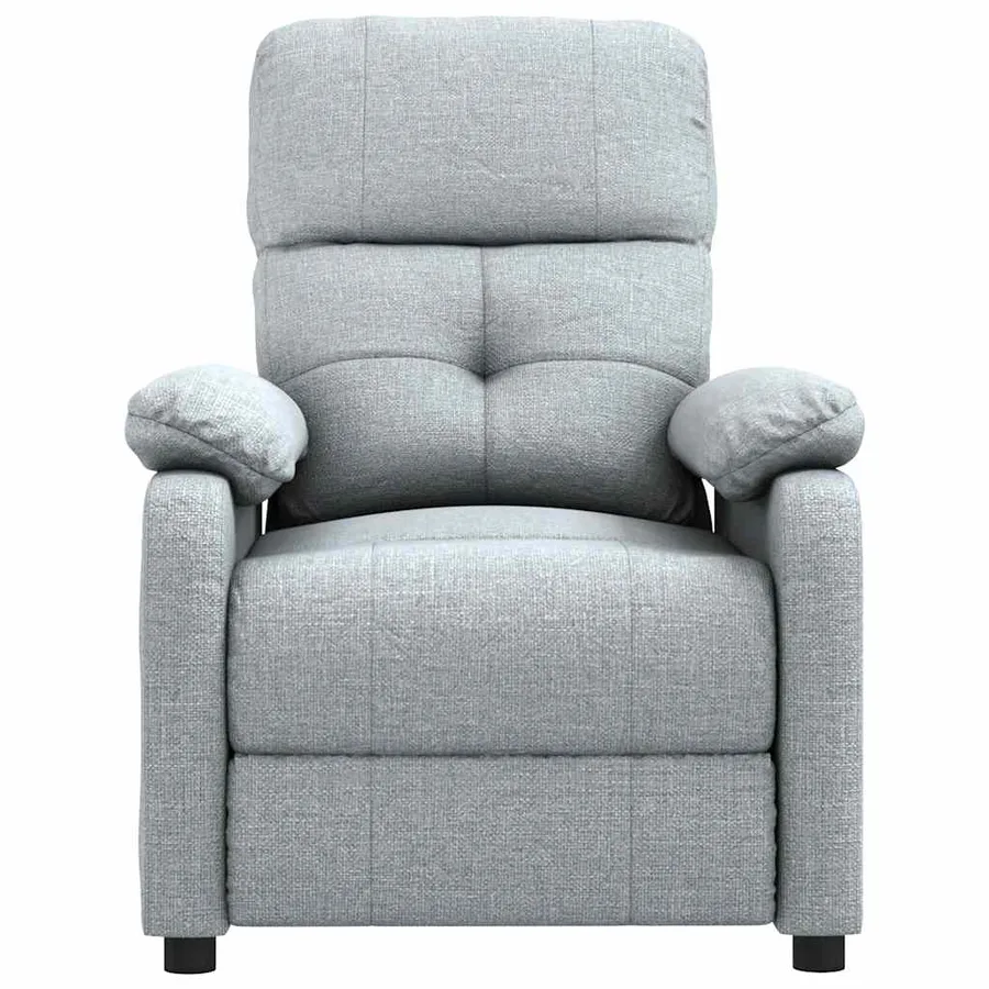 Fauteuil inclinable Gris clair Tissu - 3
