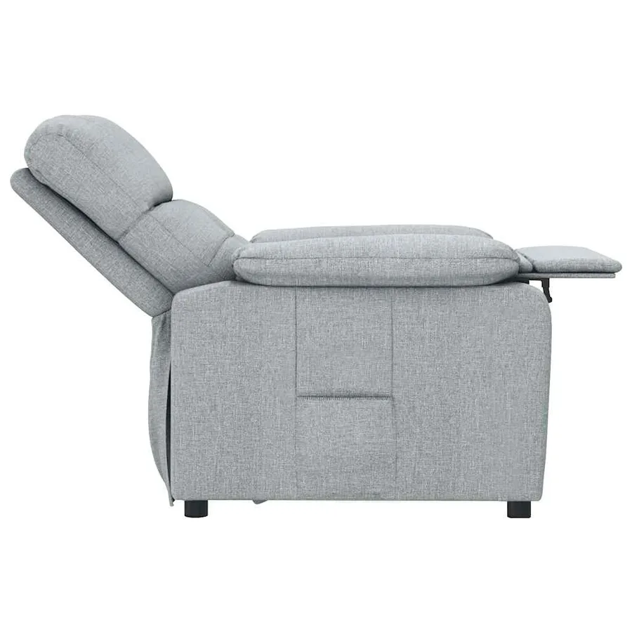 Fauteuil inclinable Gris clair Tissu - 6