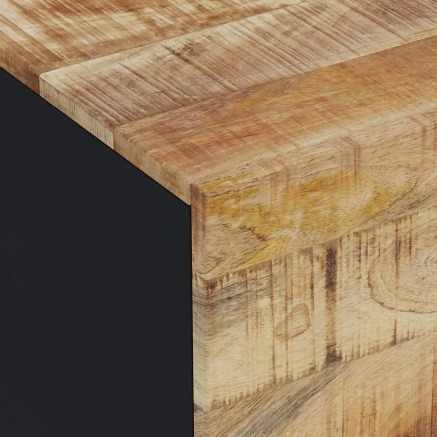 Meuble TV 105x33x46 cm Bois massif de manguier - 6