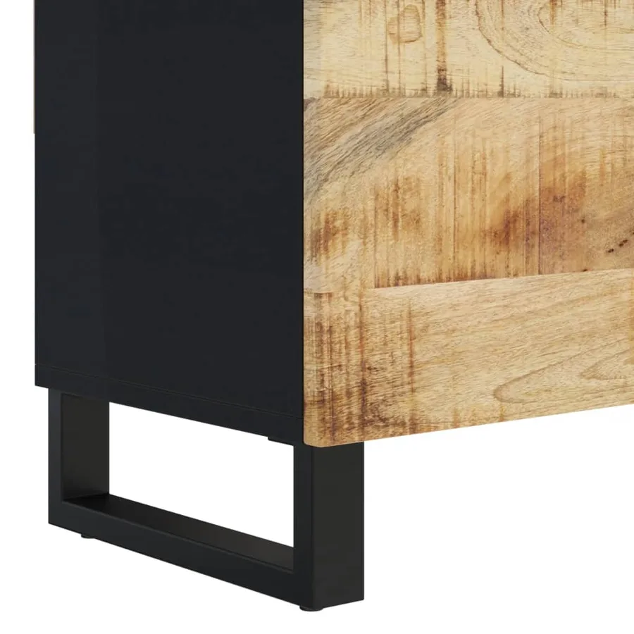 Meuble TV 105x33x46 cm Bois massif de manguier - 7
