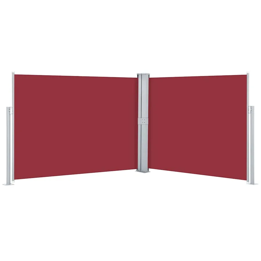 Auvent latéral rétractable Rouge 140 x 1000 cm - 2