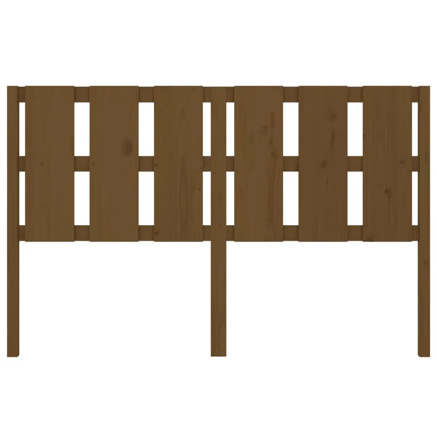 Tête de lit Marron miel 155,5x4x100 cm Bois massif de pin - 4