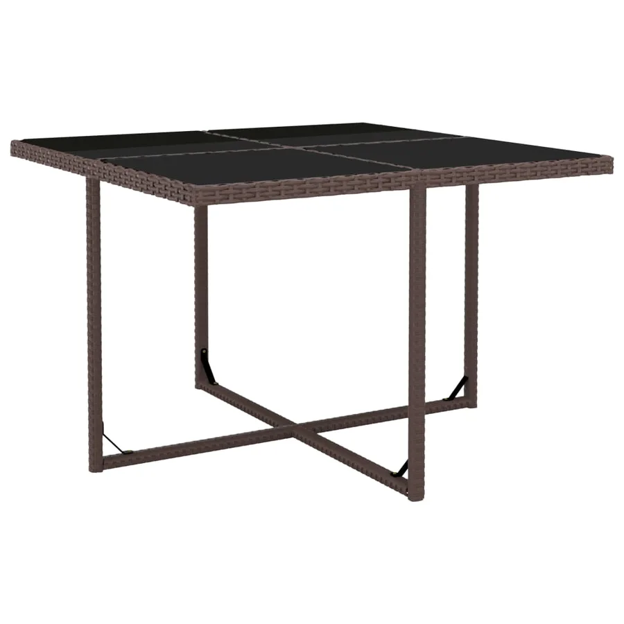 Ensemble à manger d'extérieur 5pcs avec coussins Résine tressée - 5