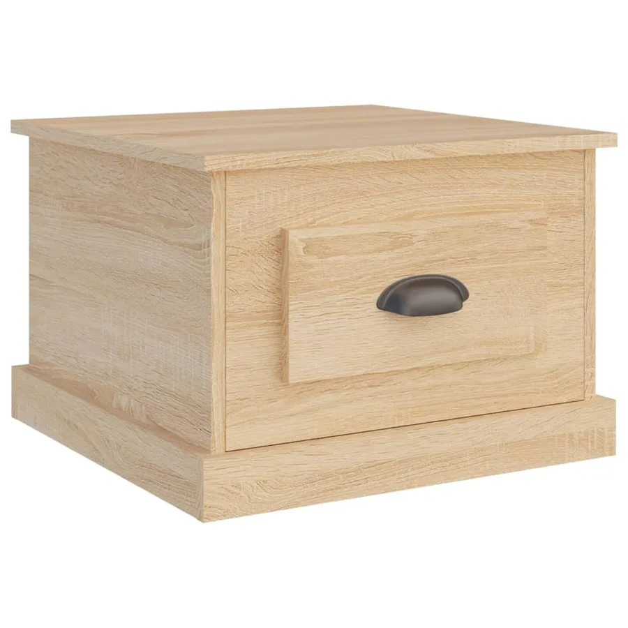 Table basse Chêne sonoma 50x50x35 cm Bois d'ingénierie - 2