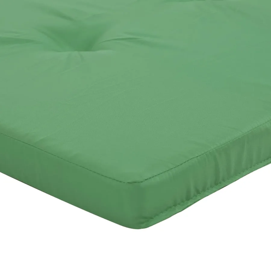 Coussins de chaise longue lot de 2 vert tissu oxford - 10