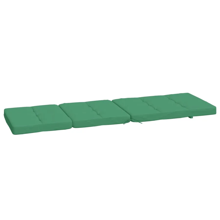 Coussins de chaise longue lot de 2 vert tissu oxford - 6