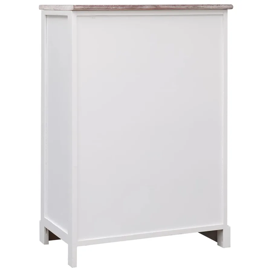 Buffet avec 10 tiroirs Marron 113x30x79 cm Bois - 7