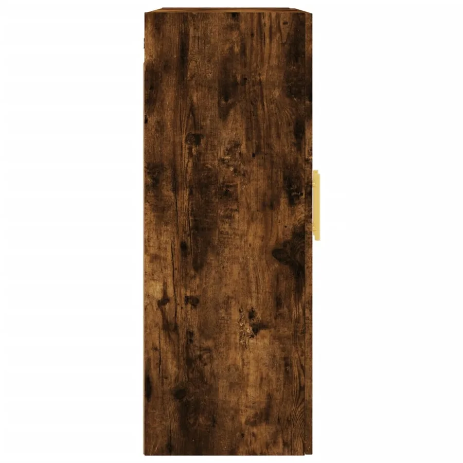 Armoire murale chêne fumé 69,5x34x90 cm - 8
