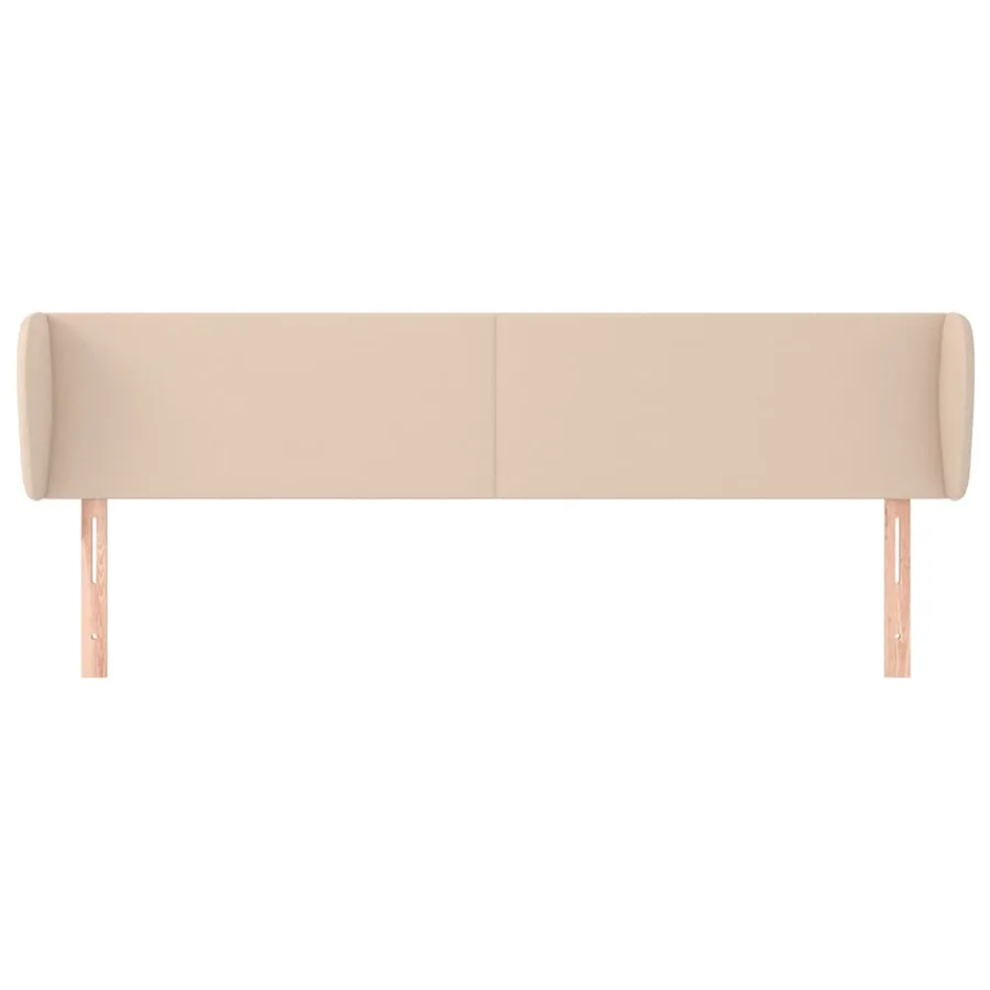 Tête de lit avec oreilles Cappuccino 203x23x78/88 cm Similicuir - 3