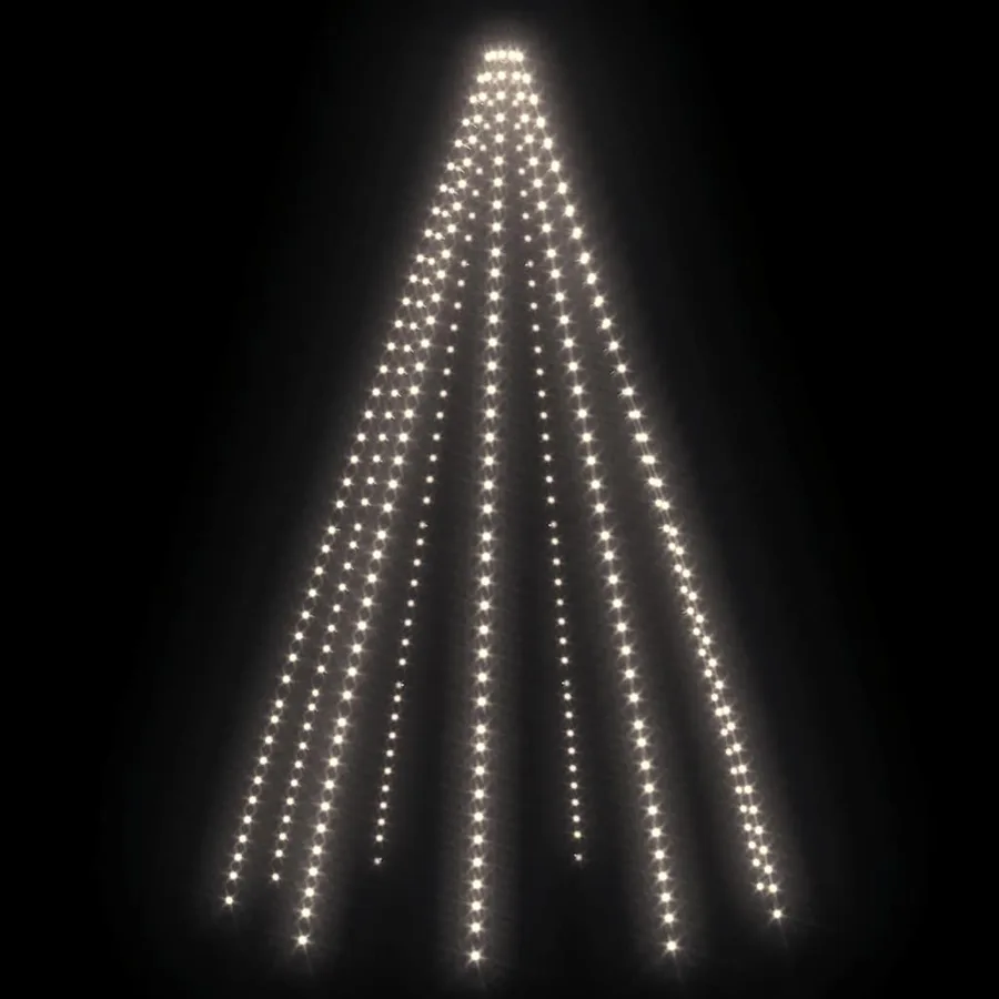 Guirlande lumineuse d'arbre de Noël 400 LED Blanc froid 400 cm - 4