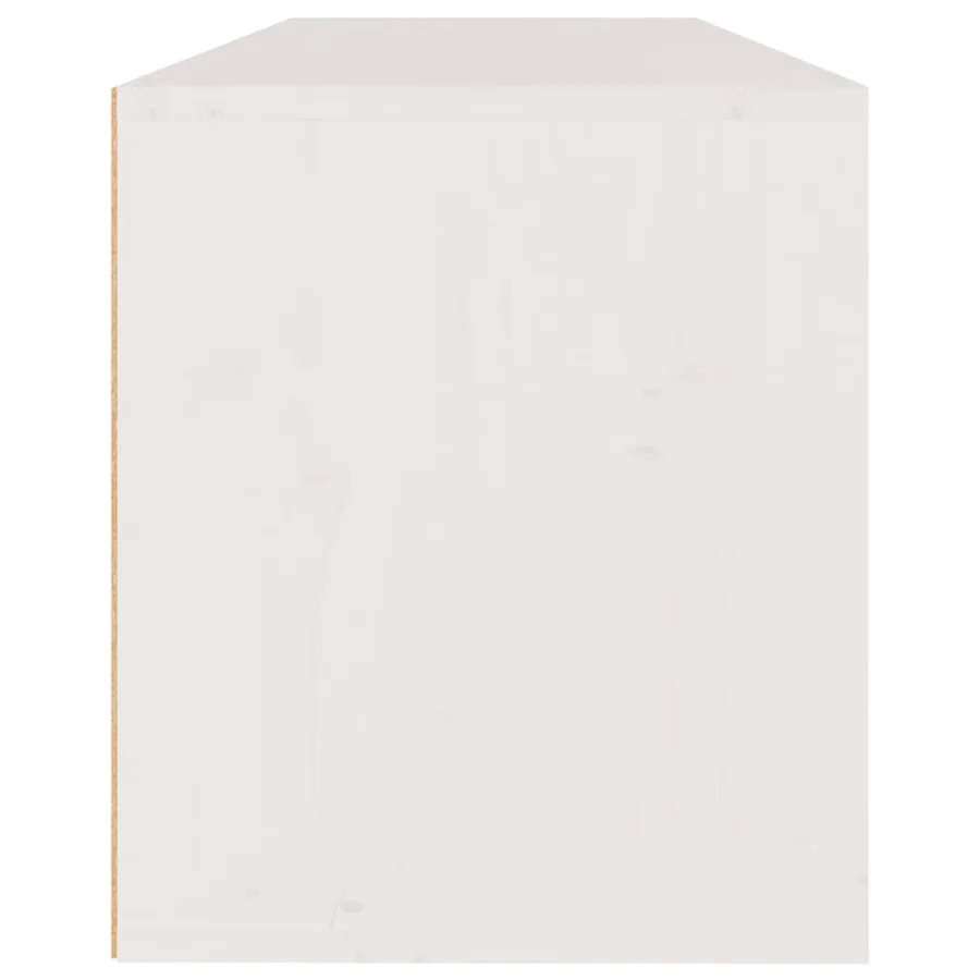 Ensemble de meubles TV 3 pcs blanc bois massif de pin - 7
