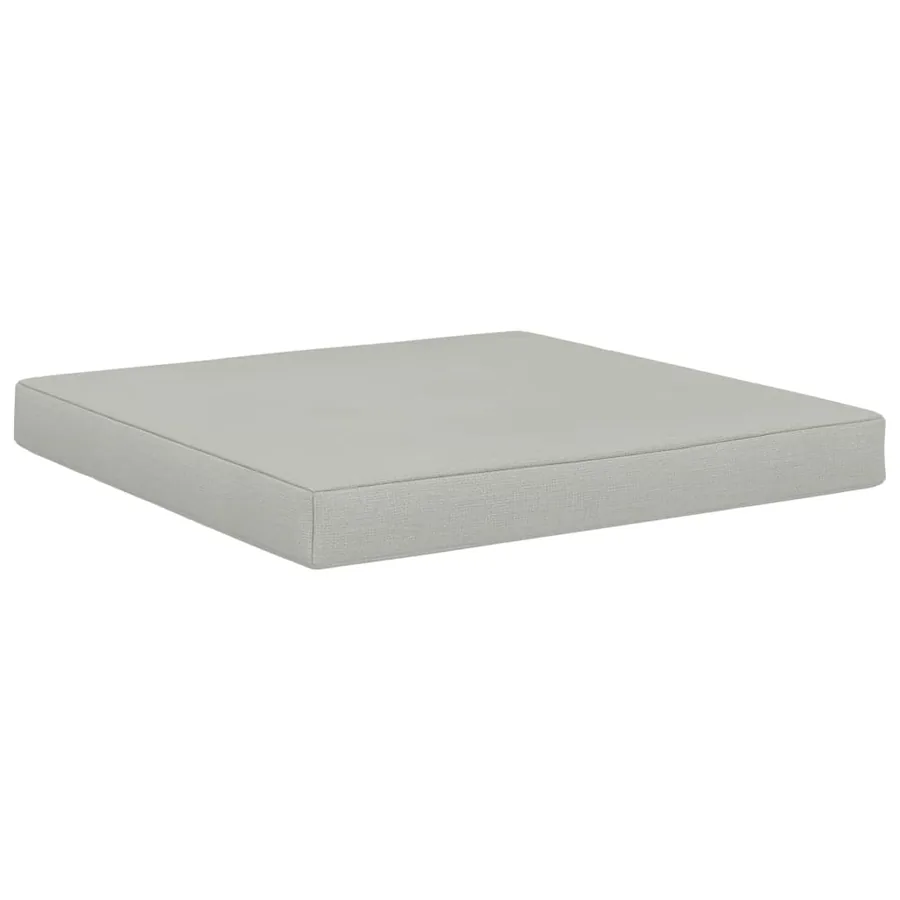 Coussin de plancher de palette 60x61,5x6 cm Beige Tissu