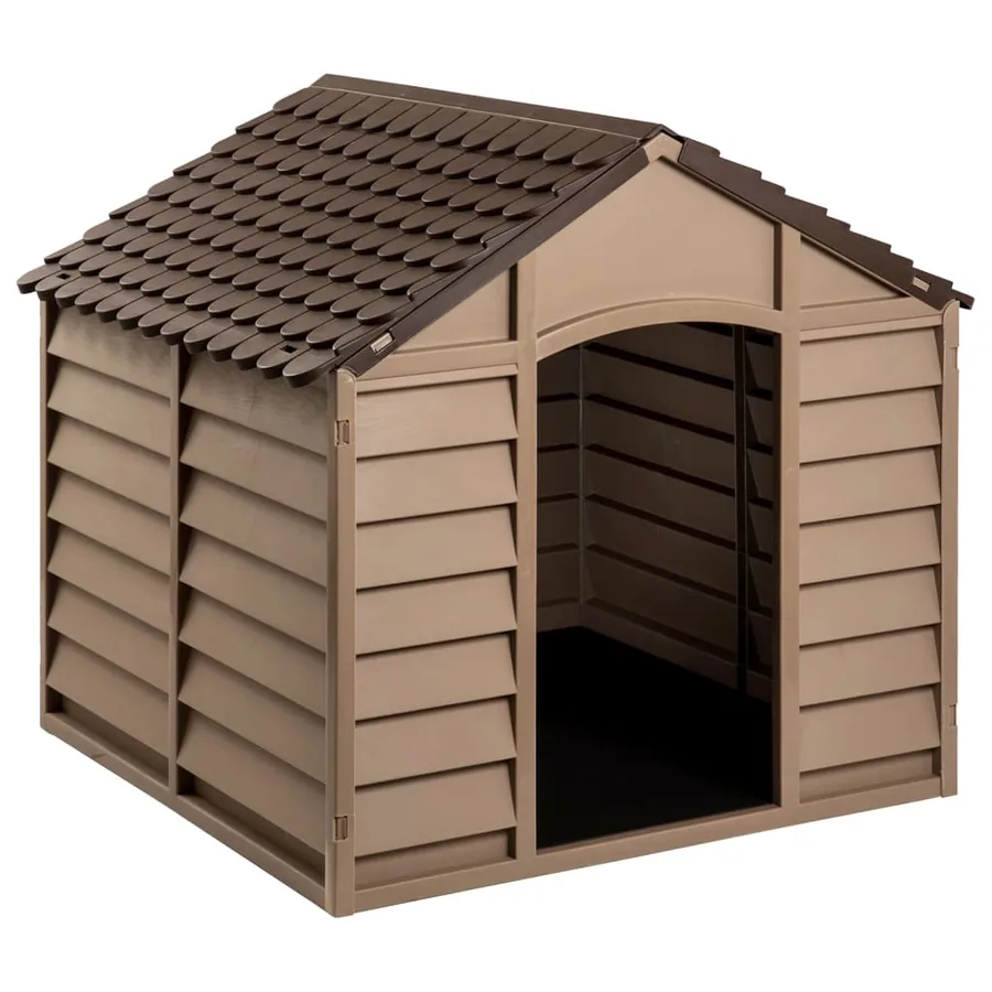 Niche pour chien Marron 86x84x82 cm Polypropylène - 2
