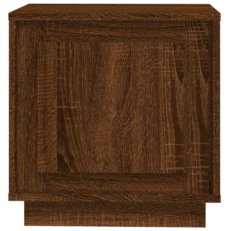 Tables de chevet 2pcs chêne marron 44x35x45cm bois d'ingénierie - 7
