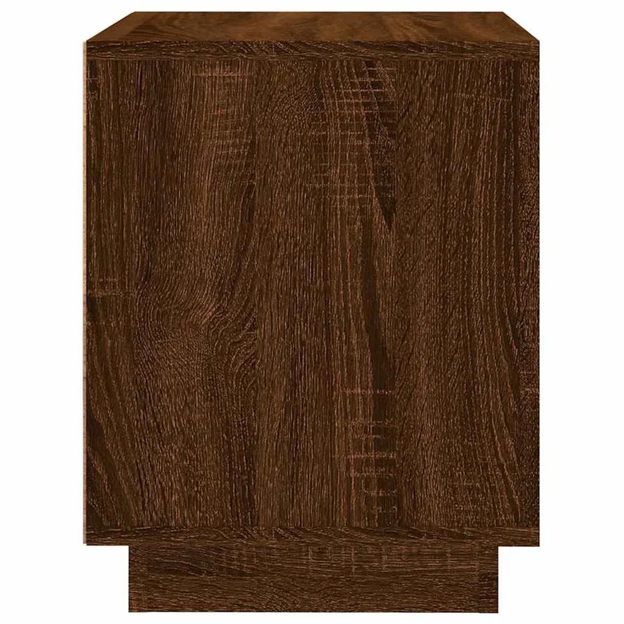 Tables de chevet 2pcs chêne marron 44x35x45cm bois d'ingénierie - 8
