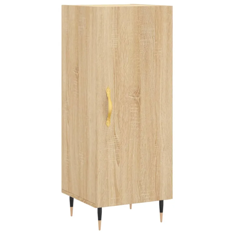 Buffet Chêne sonoma 34,5x34x90 cm Bois d'ingénierie - 2