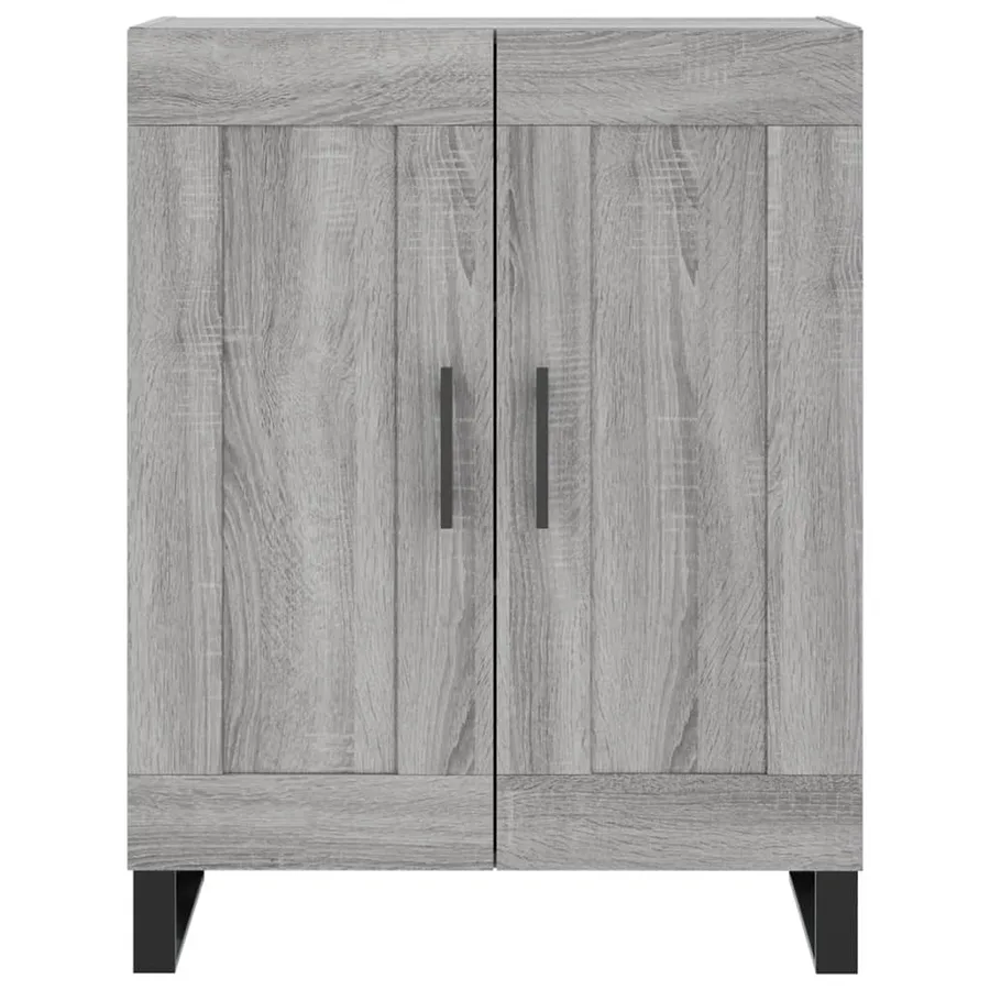 Buffet haut Sonoma gris 69,5x34x180 cm Bois d'ingénierie - 8