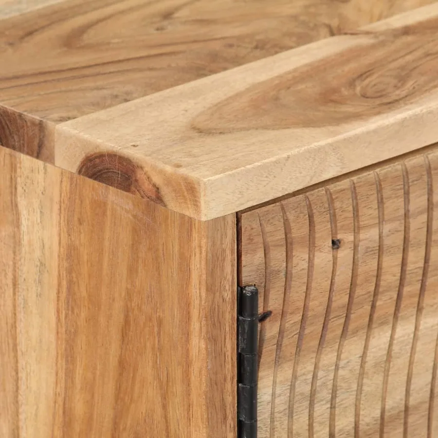 Buffet 115x35x75 cm Bois d'acacia massif - 3