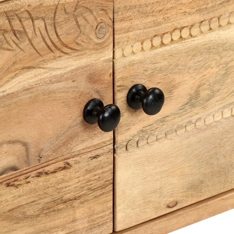 Buffet 115x35x75 cm Bois d'acacia massif - 4