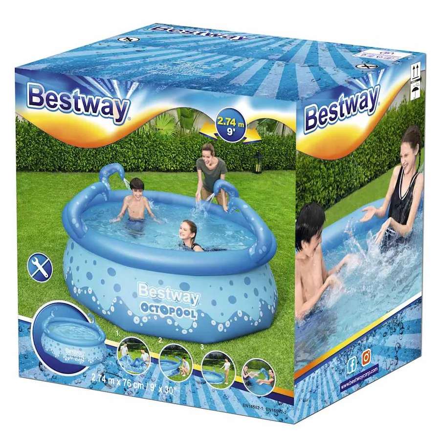 Bestway Piscine Easy Set OctoPool 274x76 cm - 9