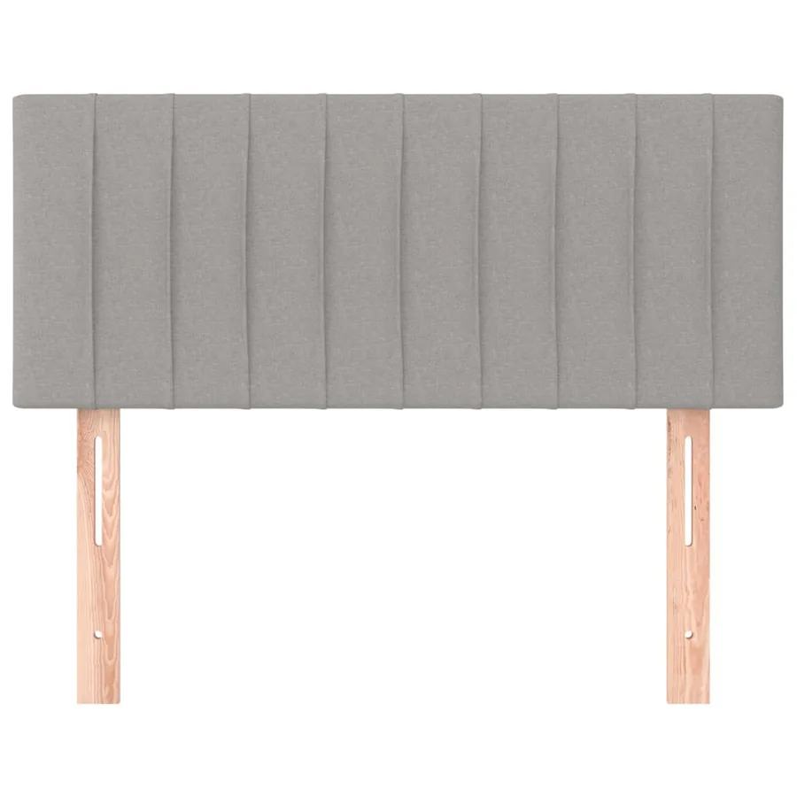 Tête de lit Gris clair 80x5x78/88 cm Tissu - 3