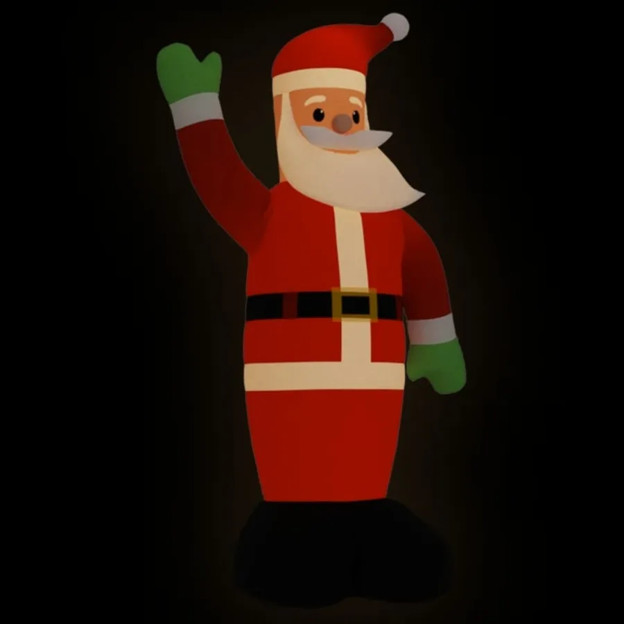 Père Noël gonflable avec LED 370 cm - 2