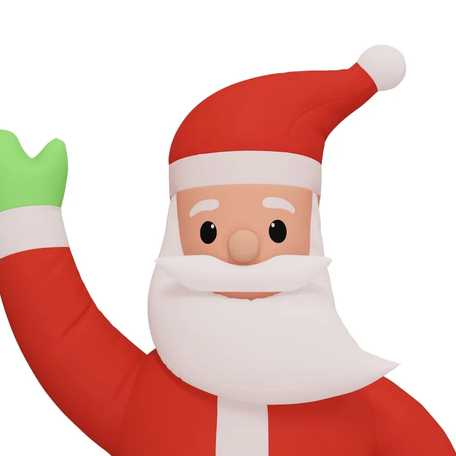 Père Noël gonflable avec LED 370 cm - 6