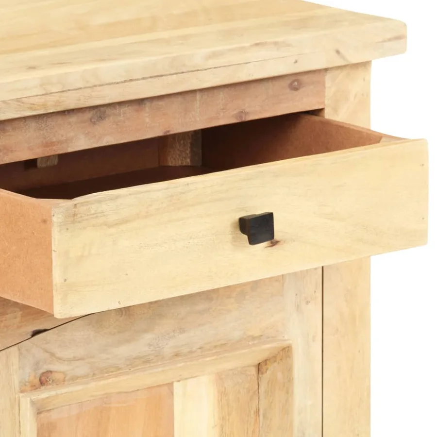 Table de chevet 40 x 30 x 50 cm Bois de récupération massif - 6