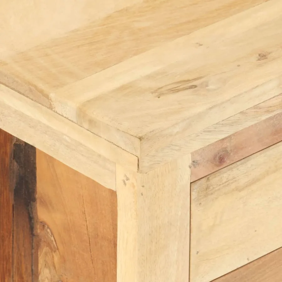 Table de chevet 40 x 30 x 50 cm Bois de récupération massif - 8
