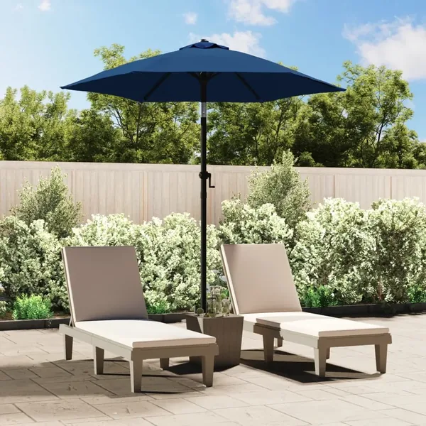 Parasol Bleu 200x224 cm Aluminium