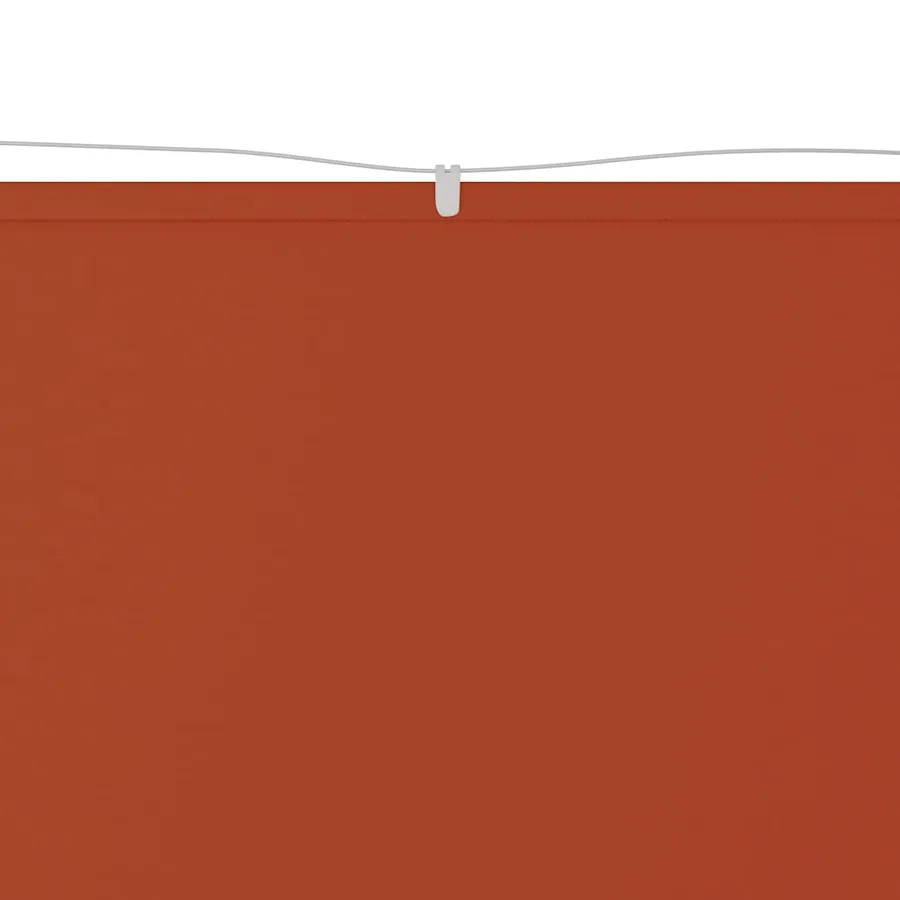 Auvent vertical Terre cuite 60x1000 cm Tissu oxford - 3