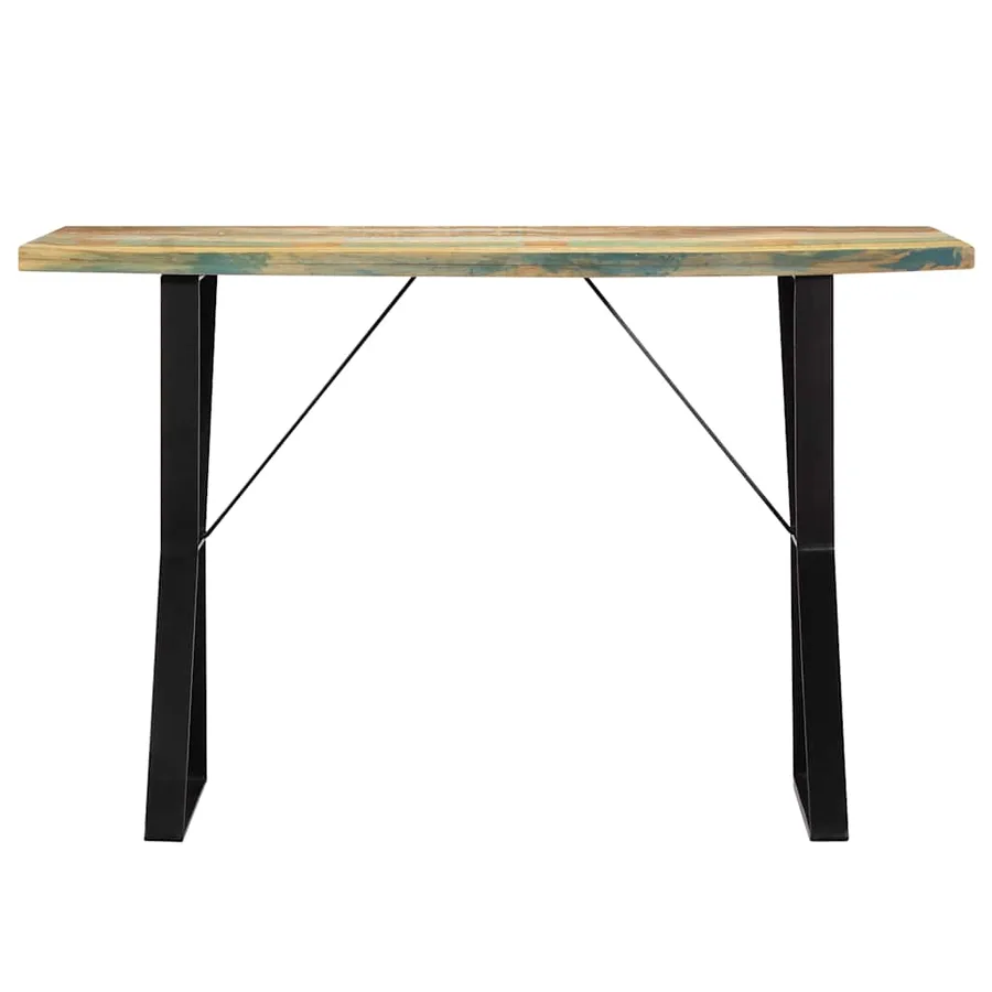 Table à manger 120x60x76 cm Bois de récupération massif - 2