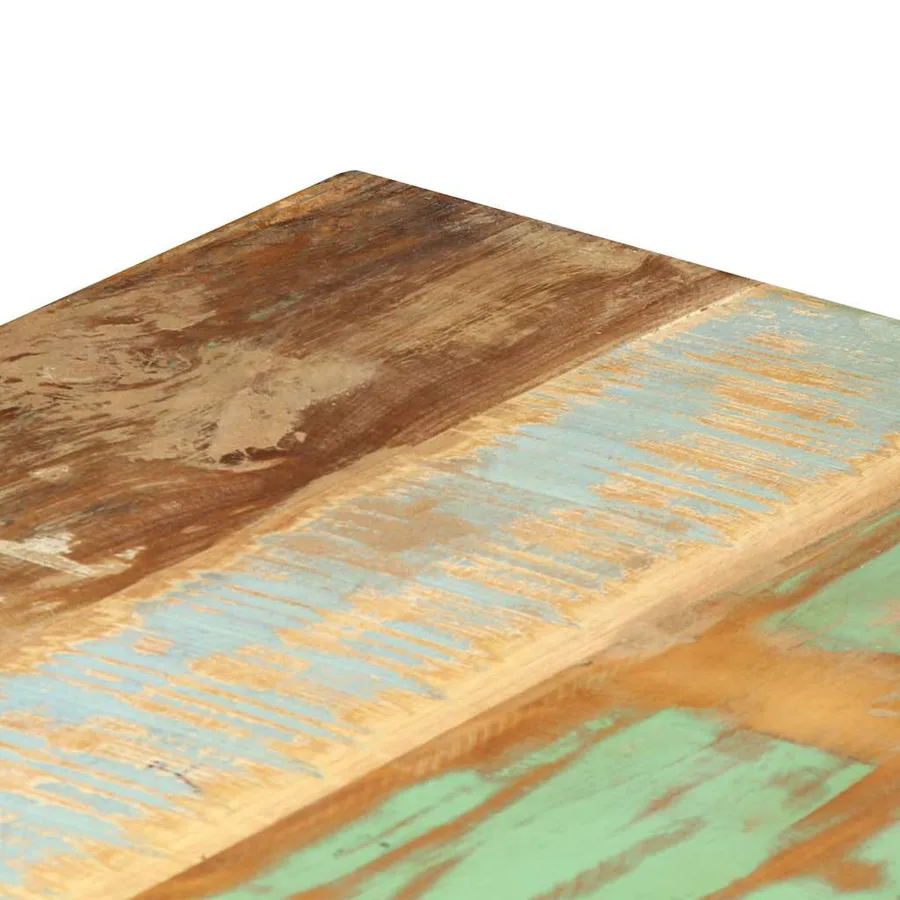 Table à manger 120x60x76 cm Bois de récupération massif - 7
