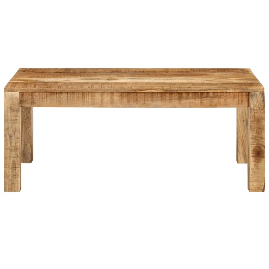 Table basse 100x55x40 cm bois de manguier massif - 2