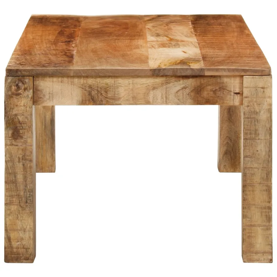 Table basse 100x55x40 cm bois de manguier massif - 3
