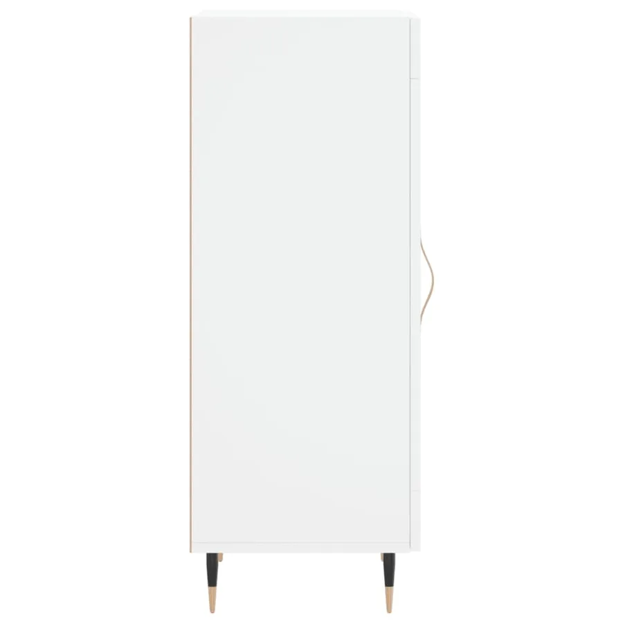 Buffet blanc 34,5x34x90 cm bois d'ingénierie - 7