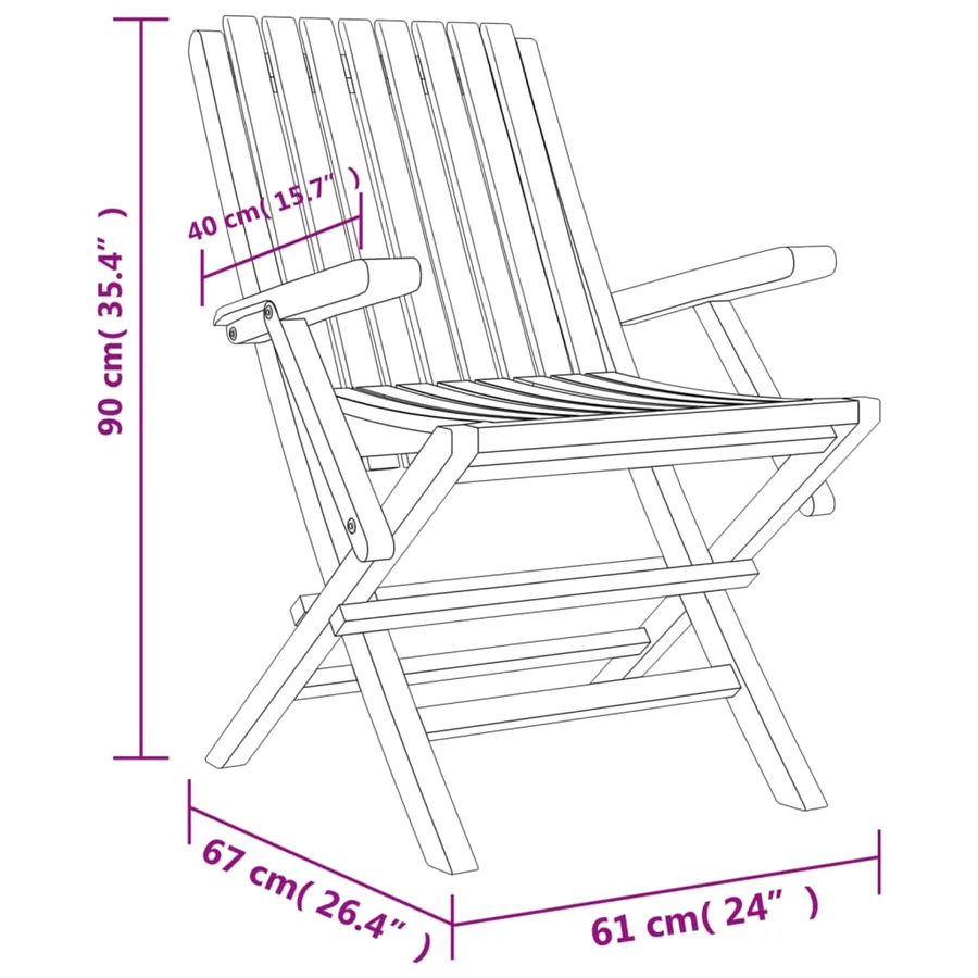 Ensemble à manger de jardin 5 pcs Bois de teck massif - 8