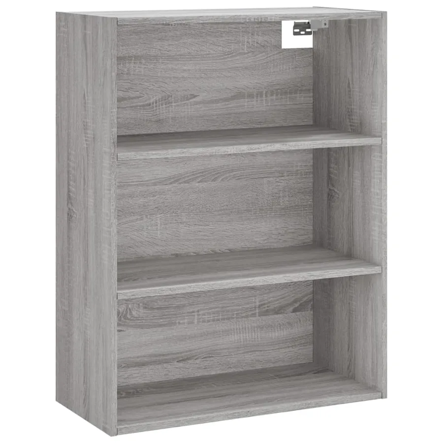 Buffet sonoma gris 69,5x32,5x180 cm bois d'ingénierie - 6