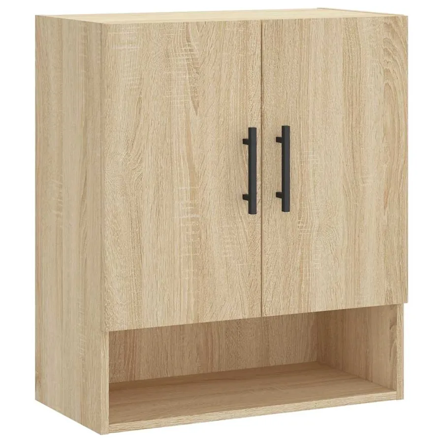Armoire murale chêne sonoma 60x31x70 cm bois d'ingénierie - 2