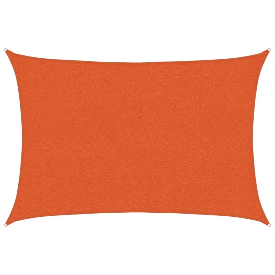 Voile d'ombrage 160 g/m² Orange 2,5x4 m PEHD - 2