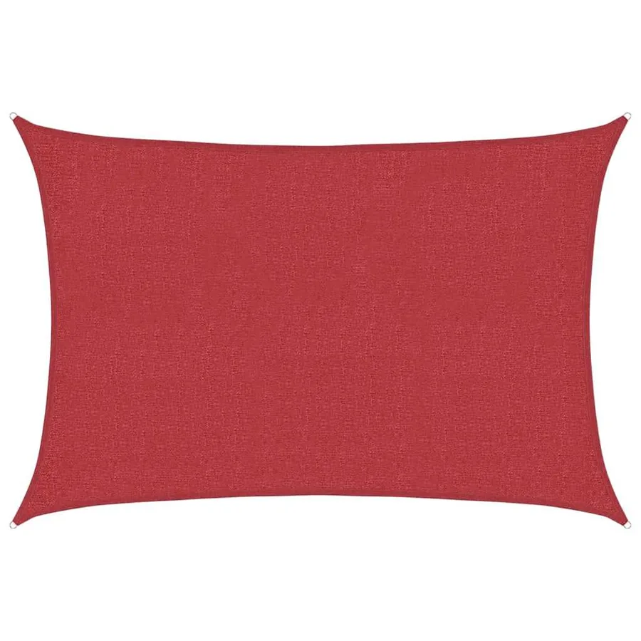 Voile d'ombrage 160 g/m² Rouge 2x3 m PEHD - 2