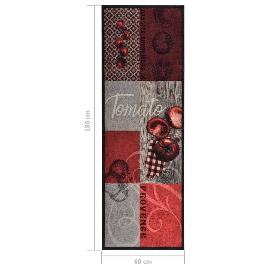 Tapis de sol de cuisine lavable Tomate 60x180 cm - 6