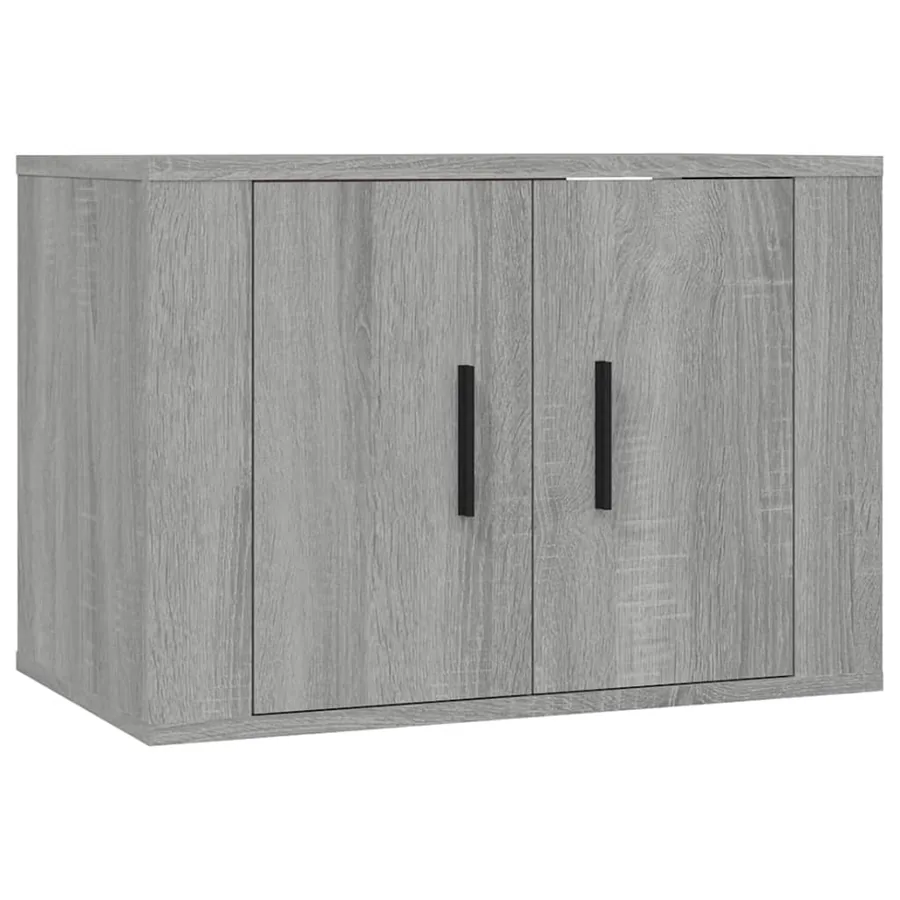 Ensemble de meubles TV 3 pcs Sonoma gris Bois d'ingénierie - 4