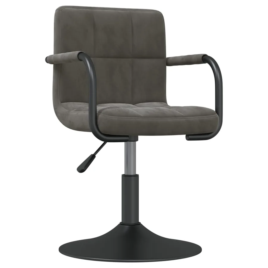 Tabouret de bar Gris foncé Velours - 2