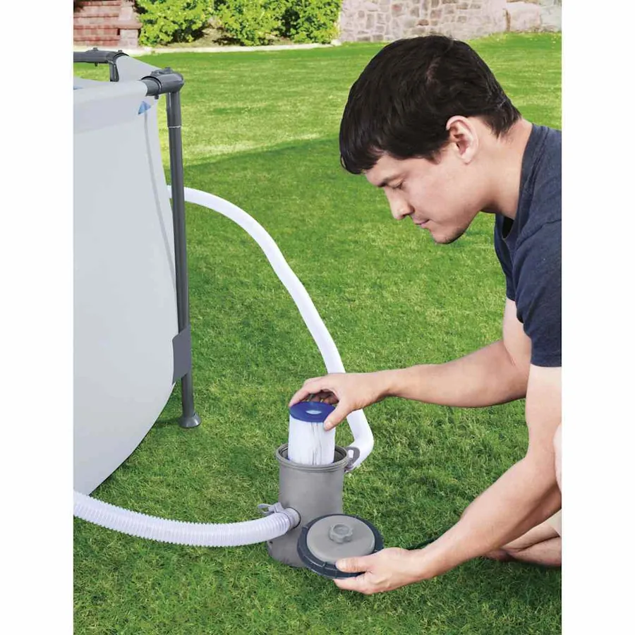 Bestway Pompe de filtration de piscine Flowclear 1249 L/h - 3