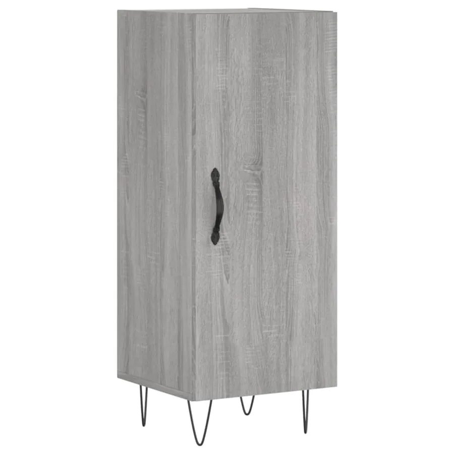 Buffet Sonoma gris 34,5x34x90 cm Bois d'ingénierie - 2