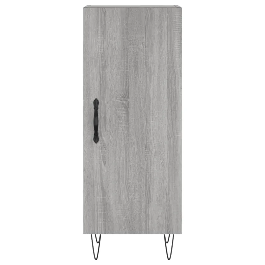 Buffet Sonoma gris 34,5x34x90 cm Bois d'ingénierie - 5