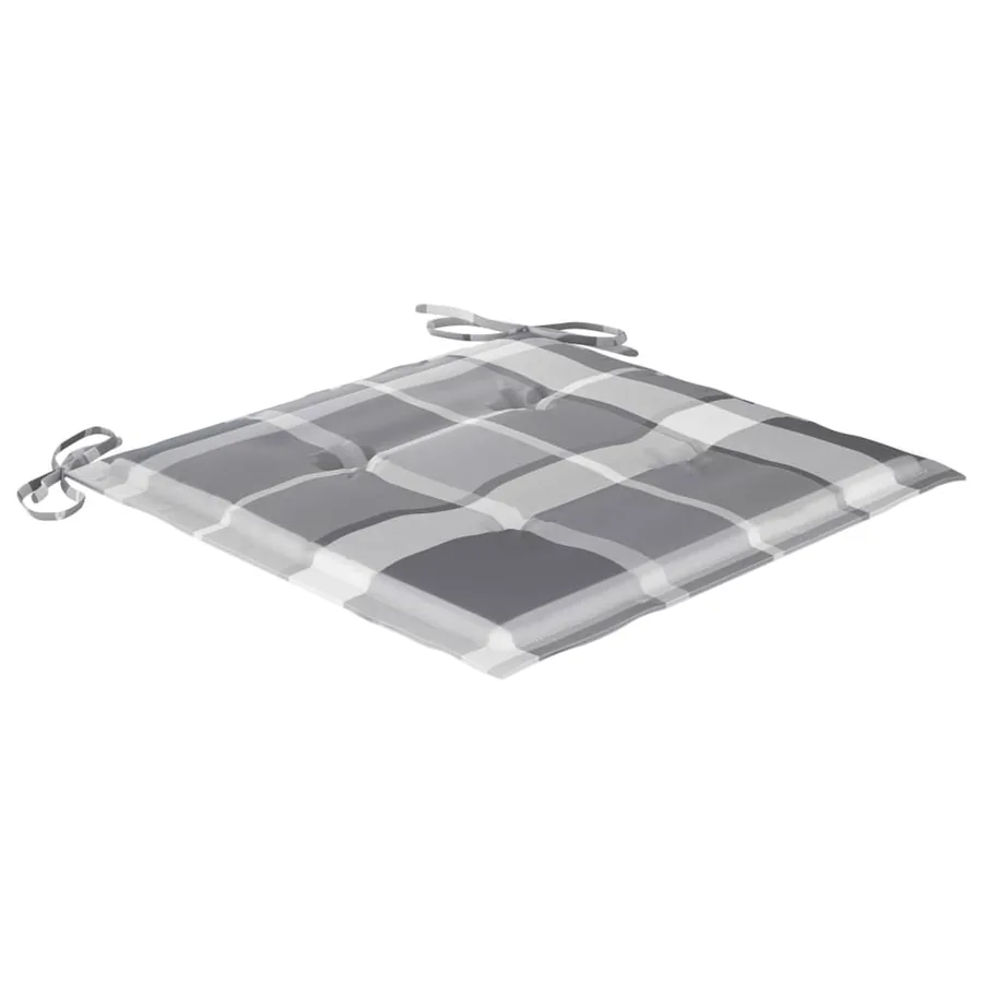 Ensemble à manger d'extérieur pliable avec coussin 3 pcs Teck - 13