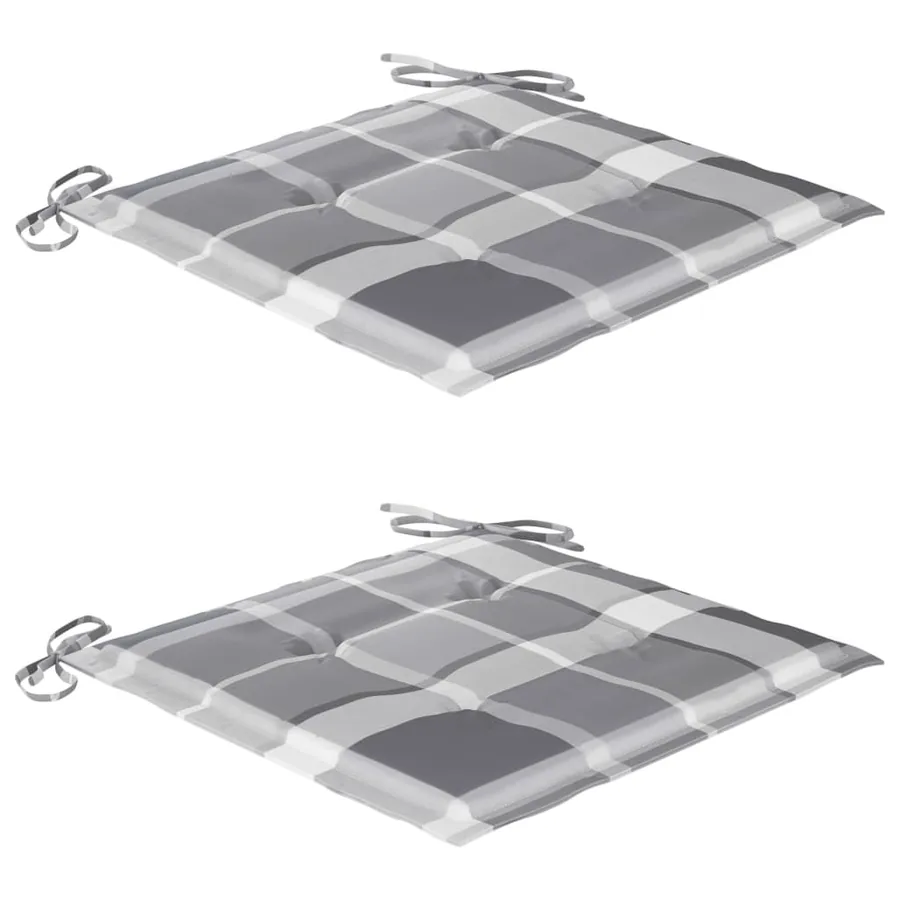 Ensemble à manger d'extérieur pliable avec coussin 3 pcs Teck - 7